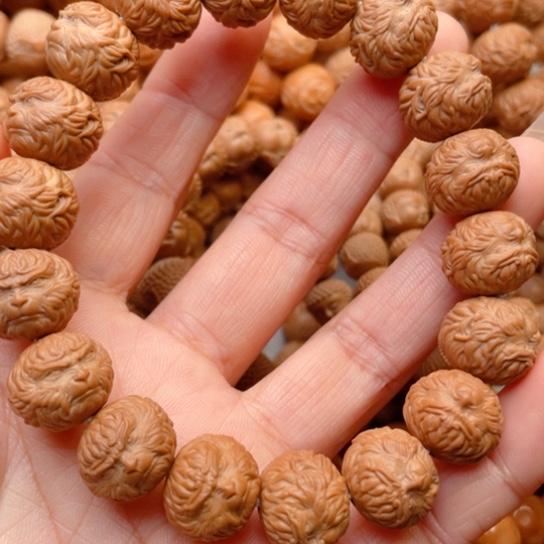 猴头核桃手串满***猪黑悟空