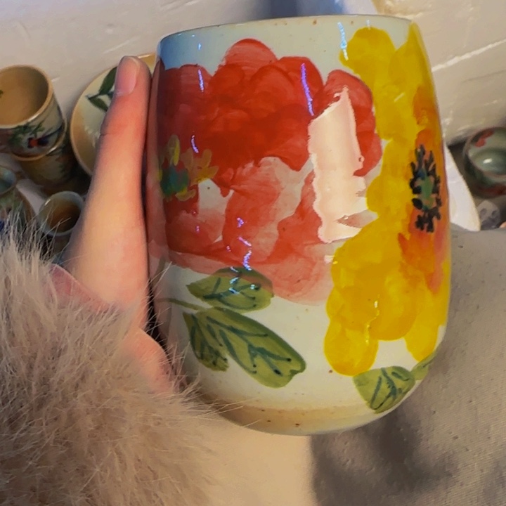 瓷片景德镇陶瓷手工手绘