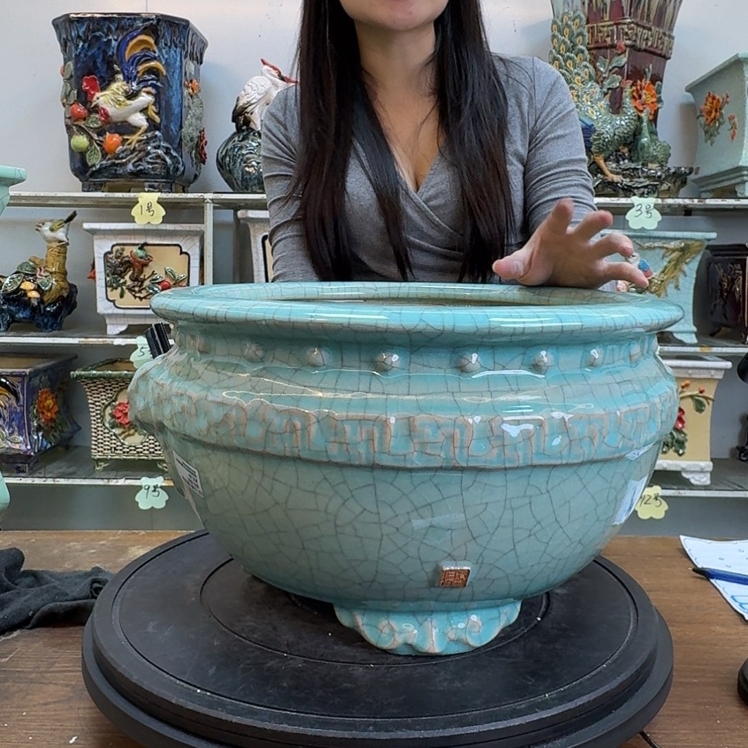 布***真圆盆内径29深度17