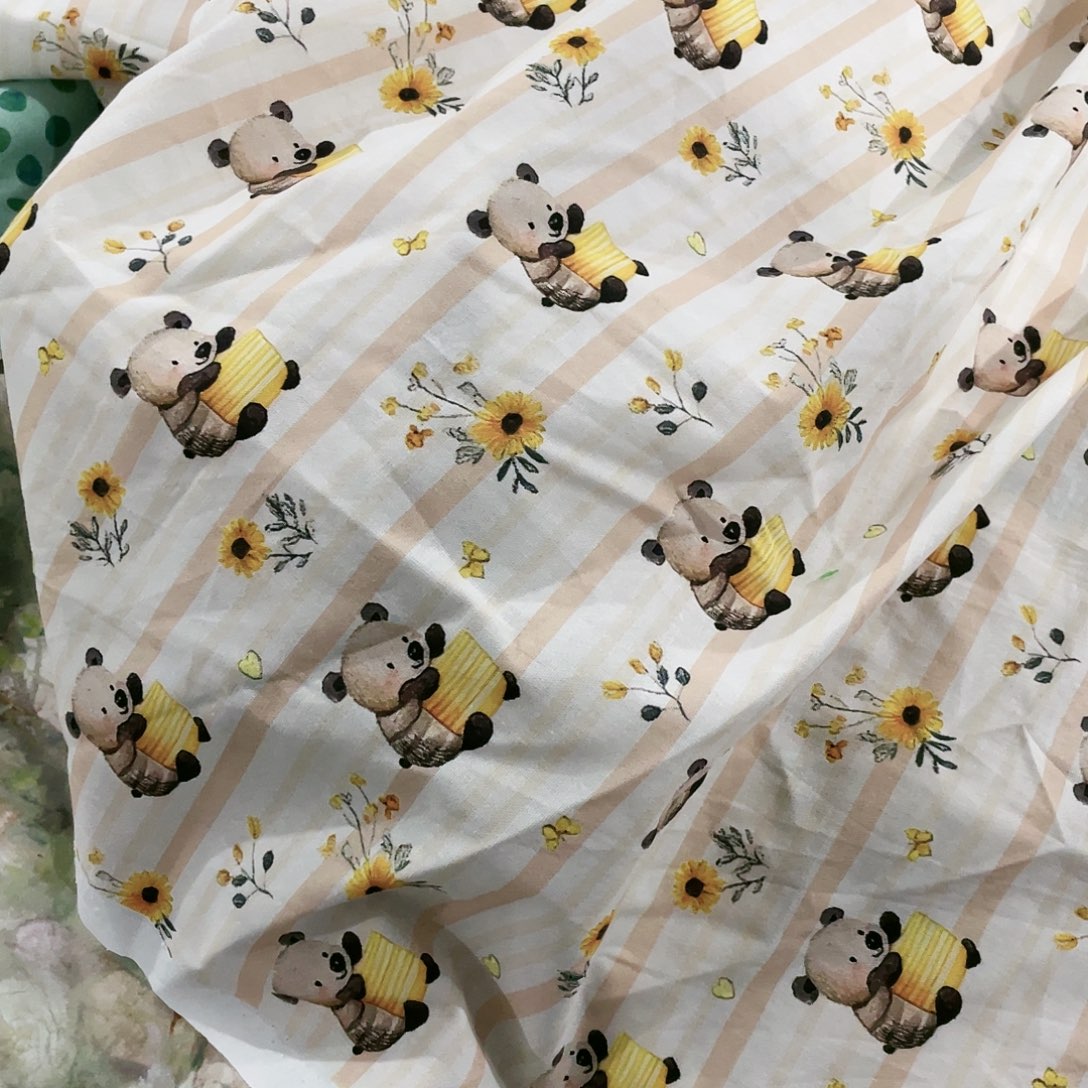 一米价纯棉平布1.1米宽果子布艺地卷