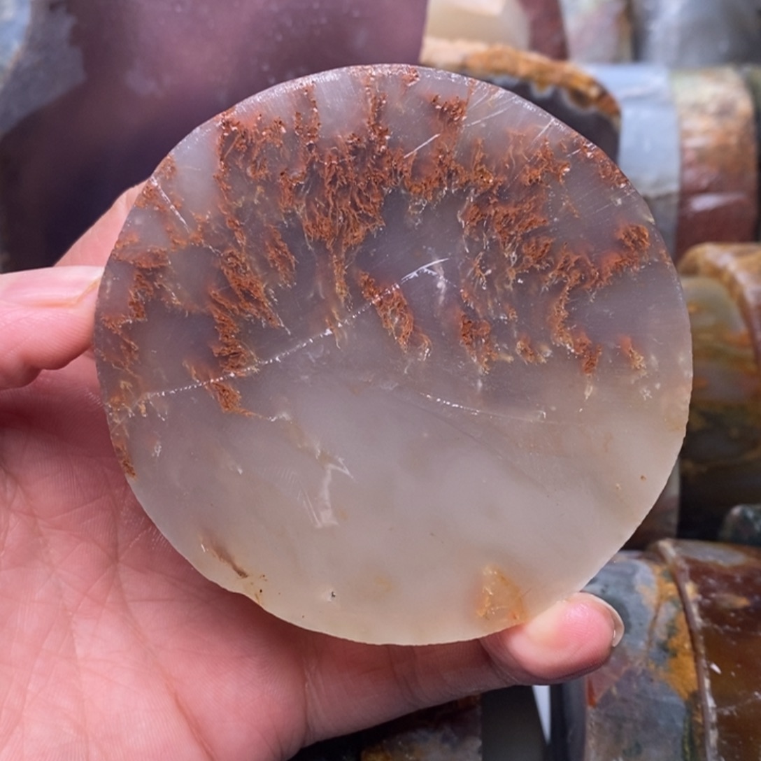 鱼***忆定制玛瑙天然水草玛瑙手镯定制