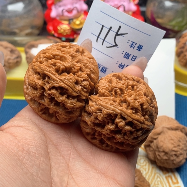 文玩核桃把件115号47平谷粗筋