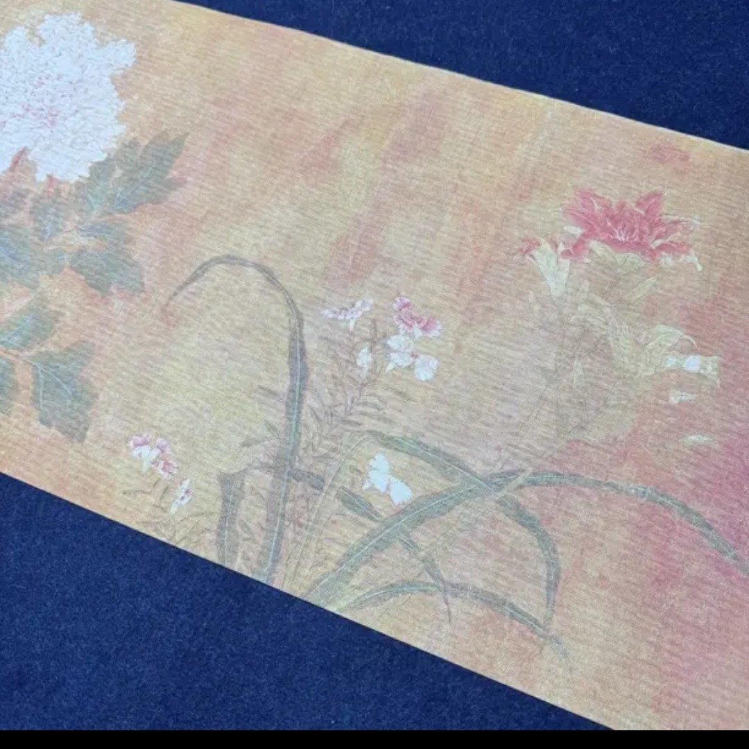 【五代十国花卉长卷】纳米半生熟毛笔书法作品宣纸