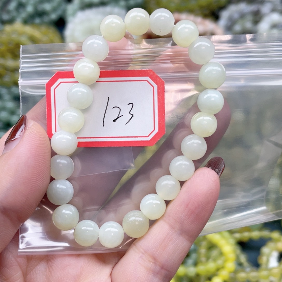 未镶嵌蛇纹石玉手串