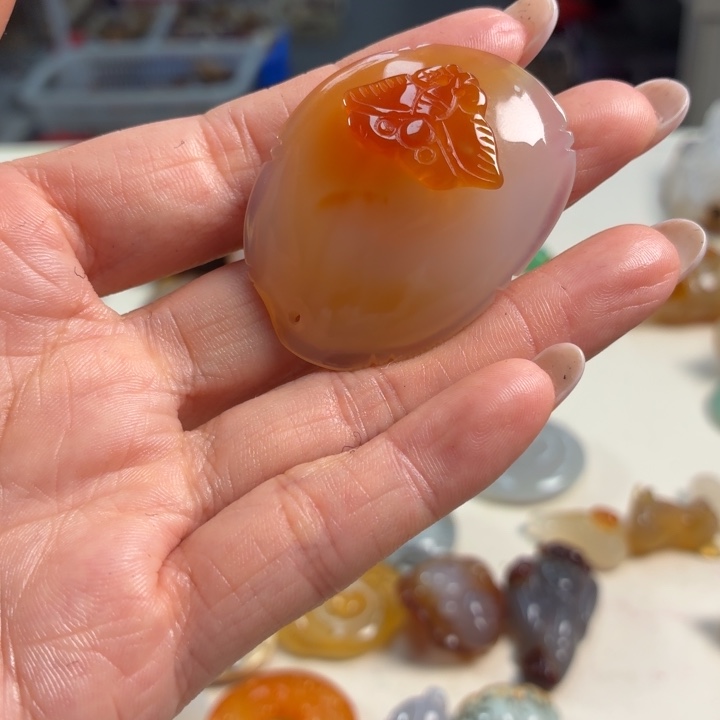 未镶嵌吊坠(不含链)玛瑙/玉髓