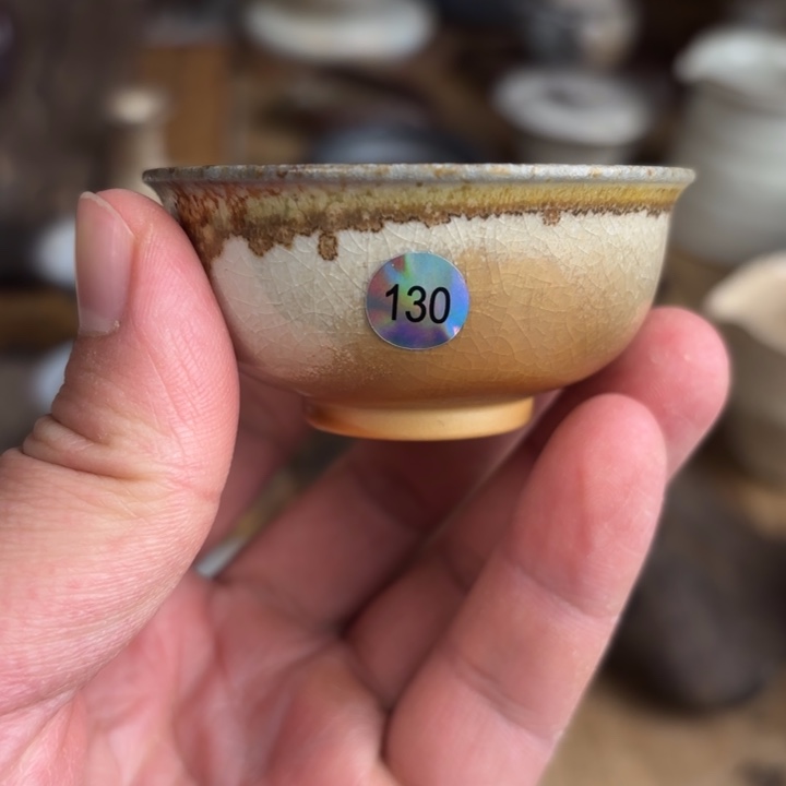 杯【瓷与故事】130#柴烧主人杯