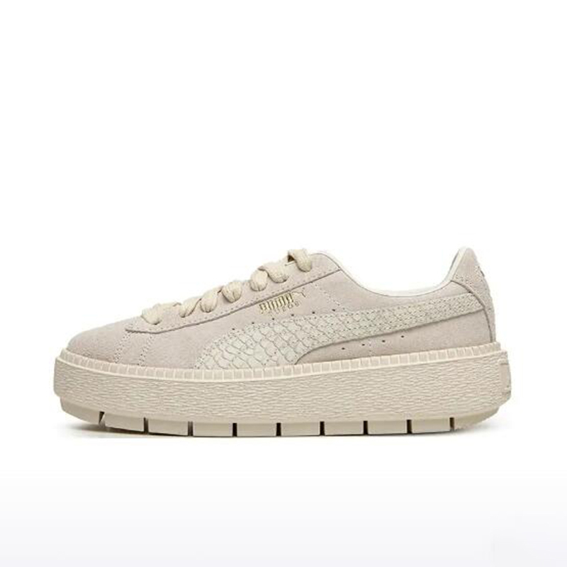 Puma/彪马 松糕底低帮板鞋女款米白367814-02