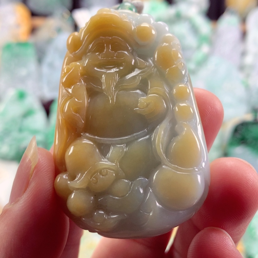 【闪购商品】翡翠吊坠(不含链)未镶嵌