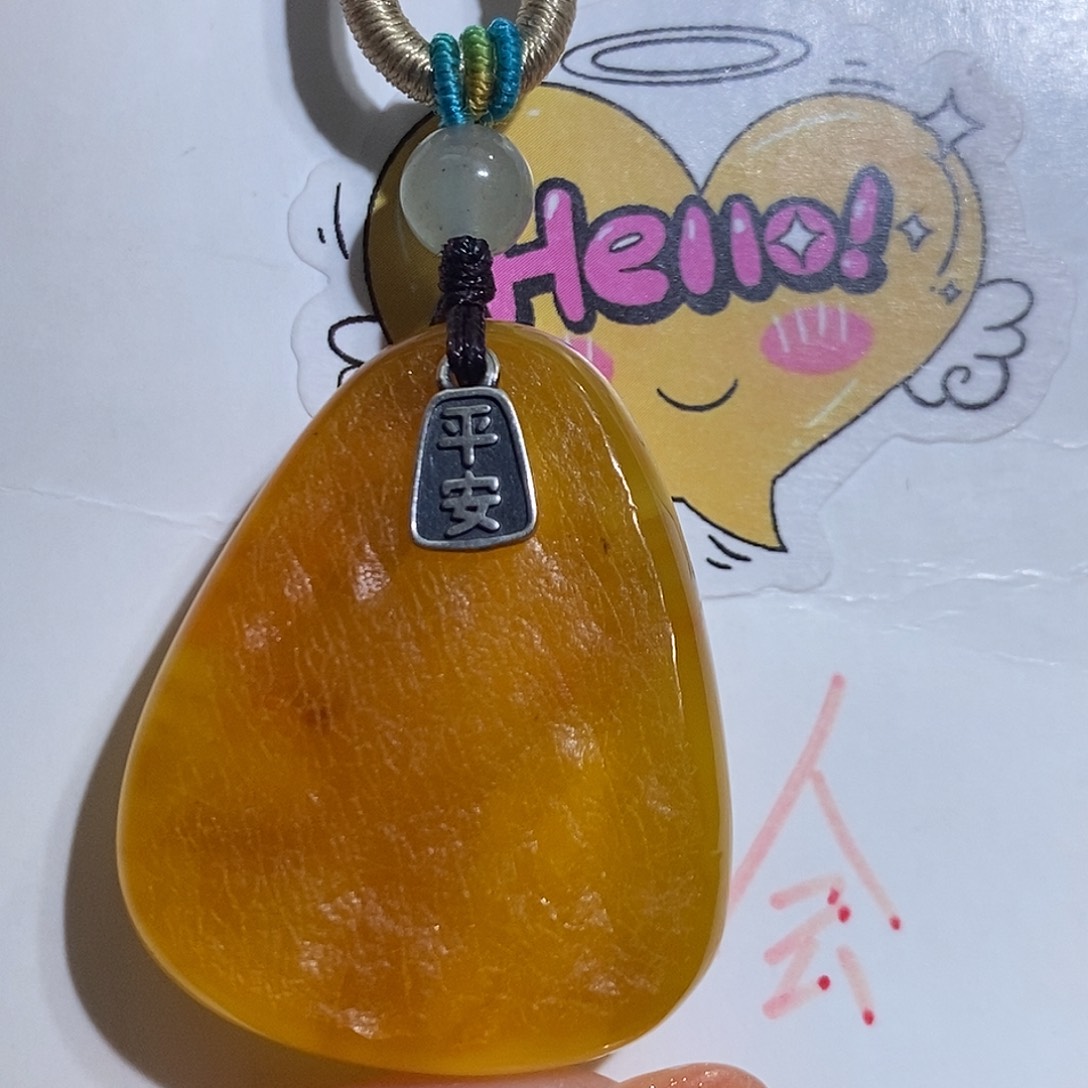 定制琥珀未镶嵌蜜蜡吊坠