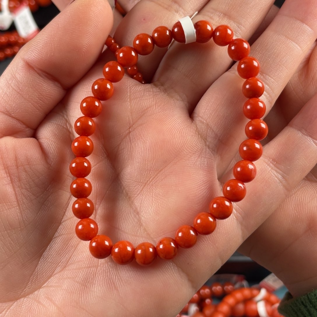 南红玛瑙手链未镶嵌妞6