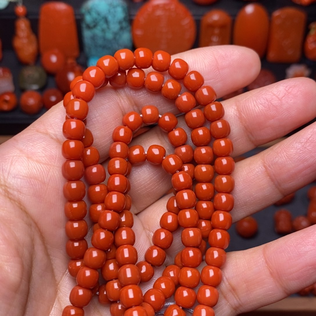 南红玛瑙配饰未镶嵌s****r108