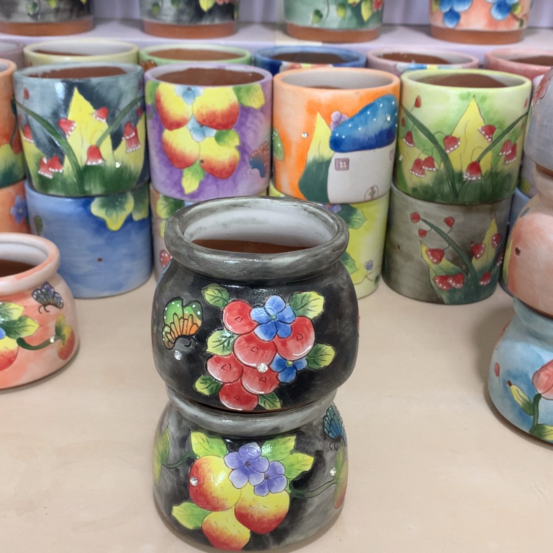 福利正品红陶花盆