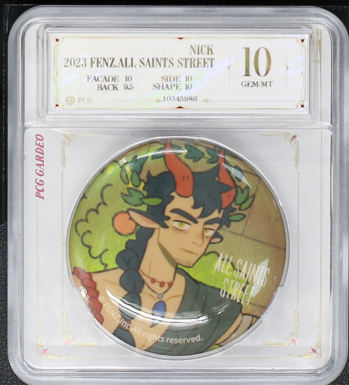 非人哉万圣街正版评级吧唧徽章一枚 尼克