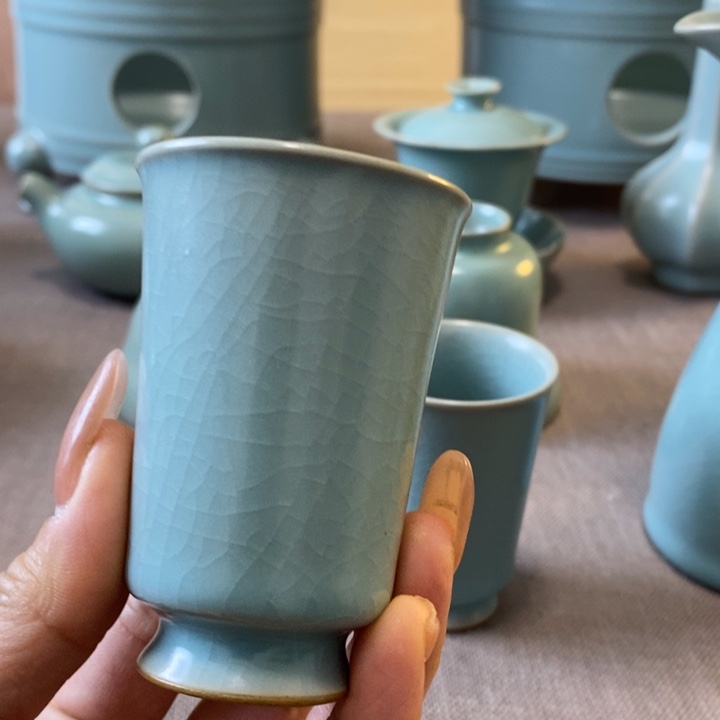 瓷片闻香杯一一一一暇