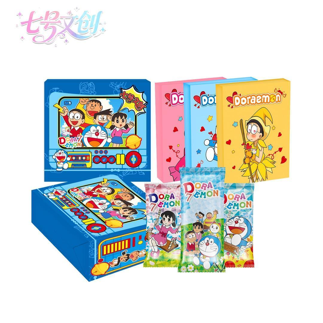 LW【翻倍开】《七号文创x哆啦A梦》 国卡二创收藏卡牌盲盒默认代拆