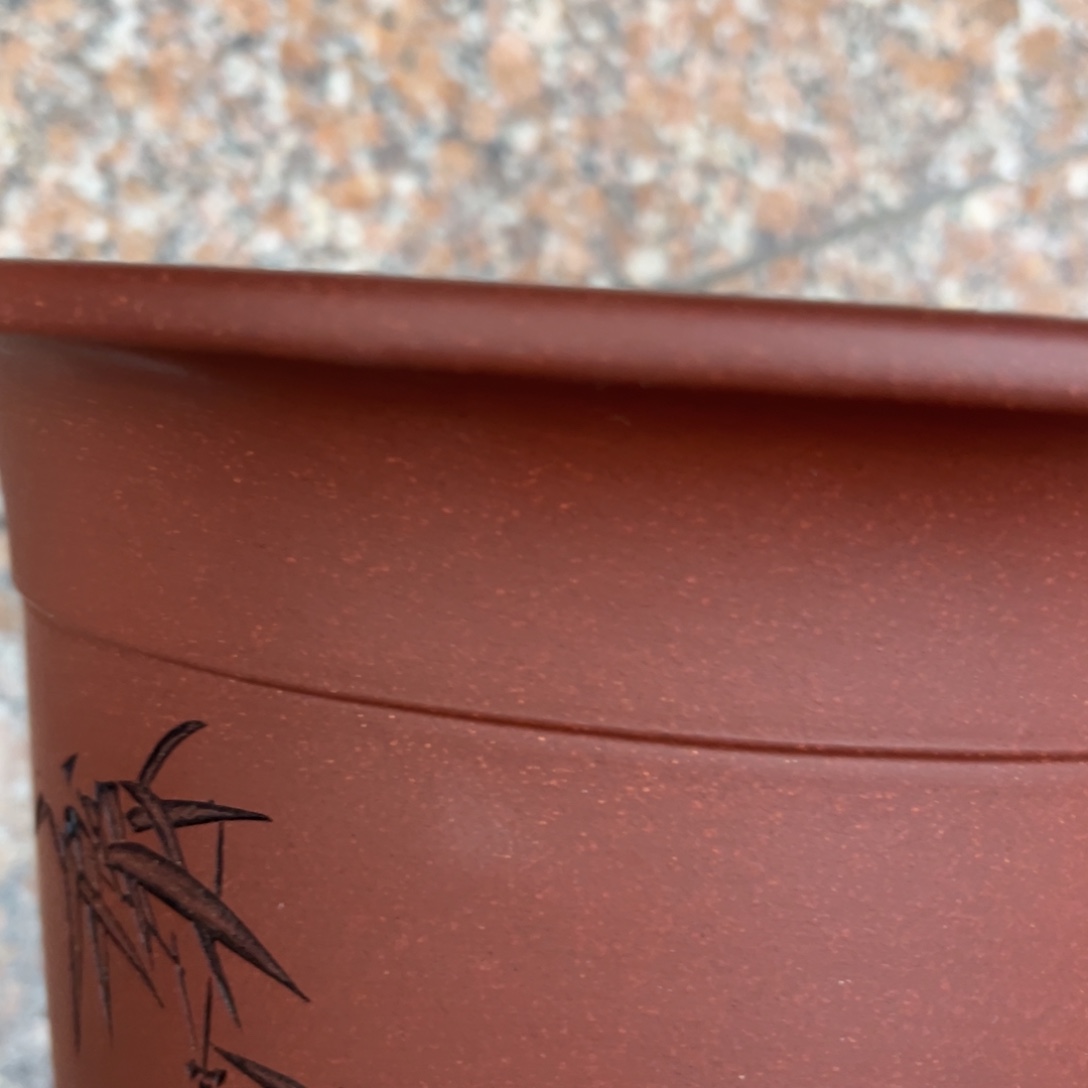 紫砂张*翔高温正宗手工花盆