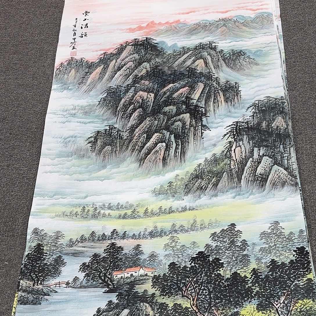国画国画作品多次入选国内外