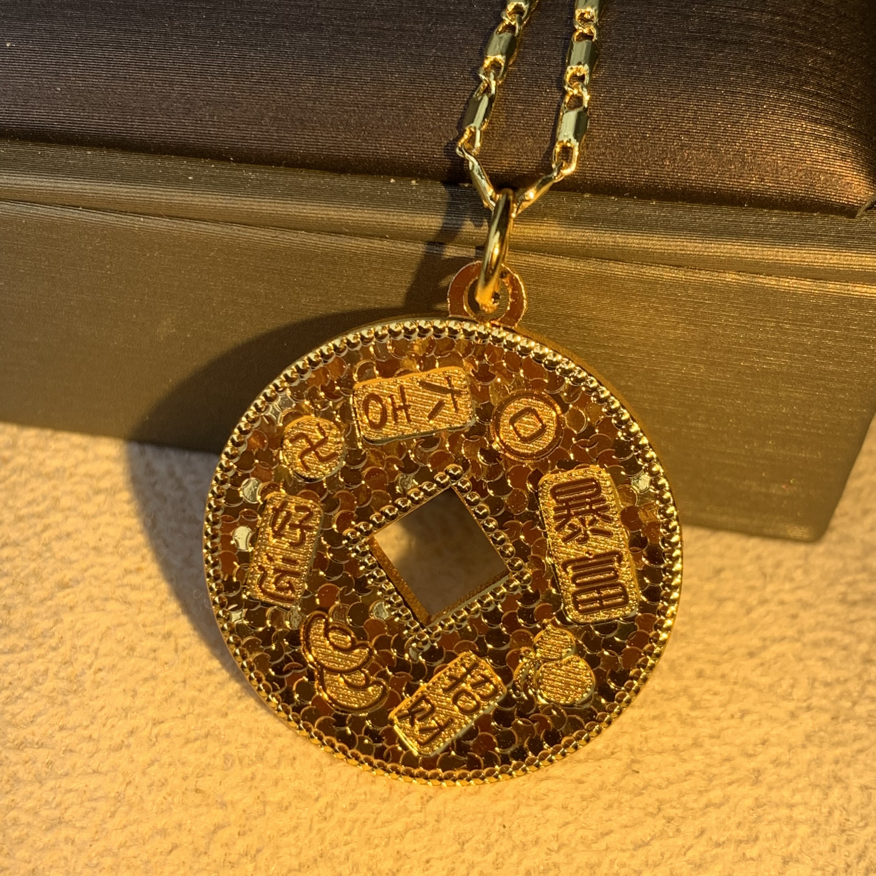 7364【项链】轻奢精品金色女士项链