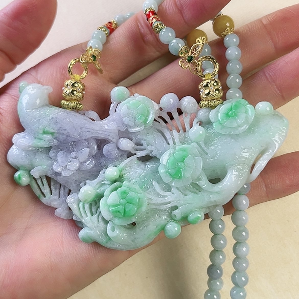 【闪购商品】翡翠颈饰未镶嵌挂件