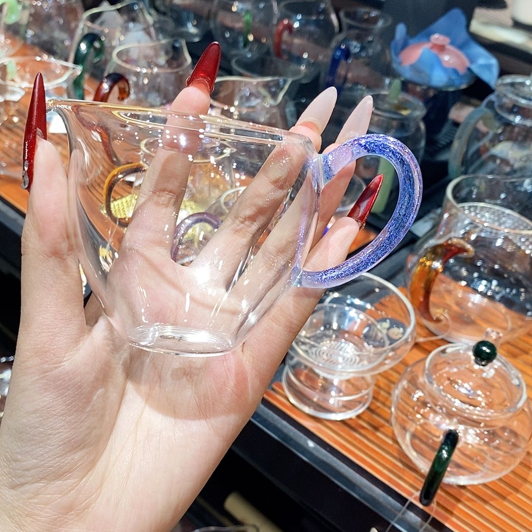 水晶玻璃吸管款，