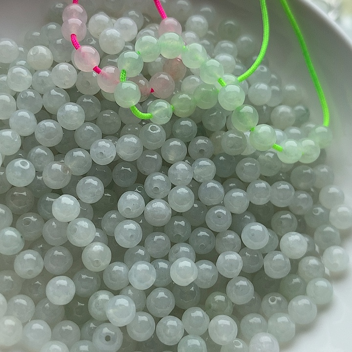 翡翠散珠冰珠子30个