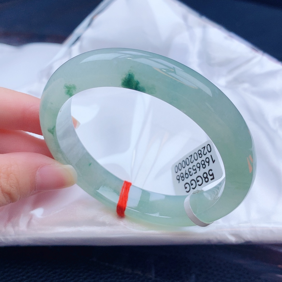 翡翠未镶嵌手镯缅甸天然翡翠a货手镯