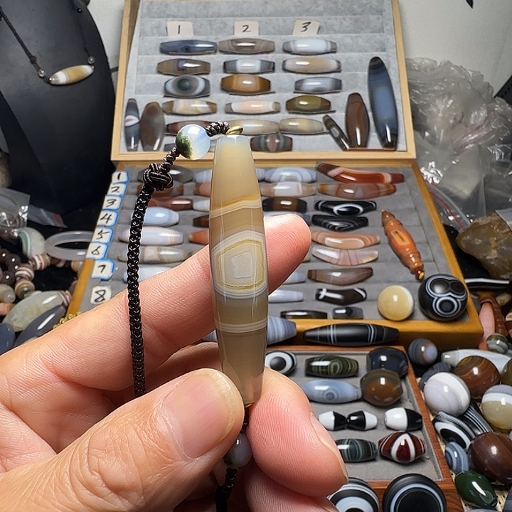 玛瑙/玉髓未镶嵌吊坠(不含链)