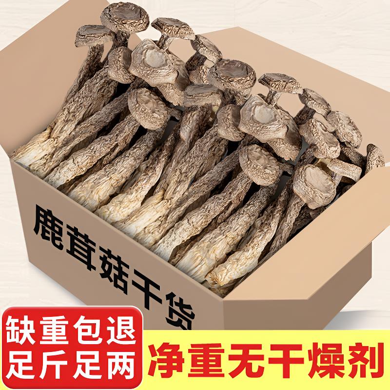【净重无干燥剂】头茬鹿茸菇干货500g 新鲜整根菌菇煲汤炒菜食材50g