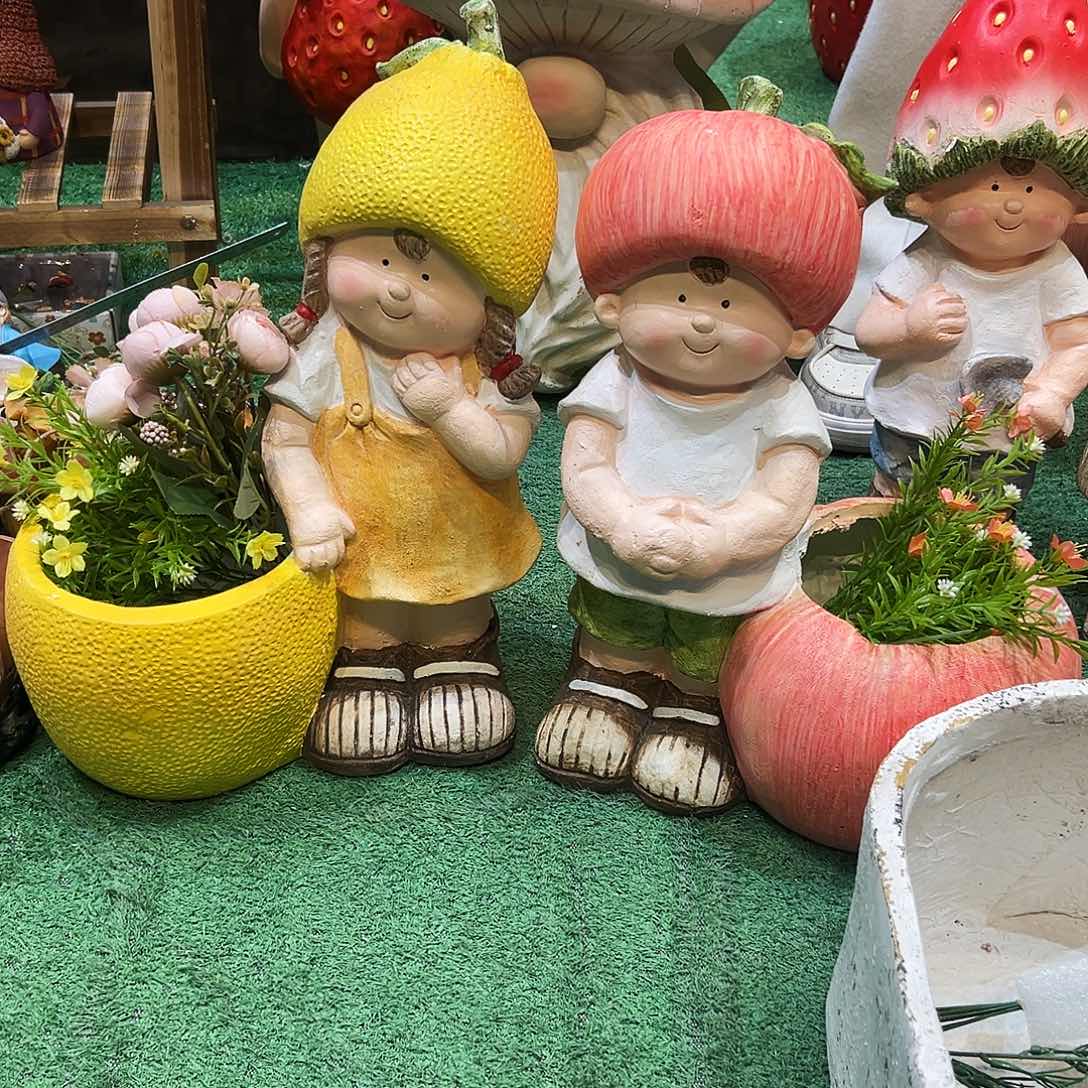 花园摆件红红火火