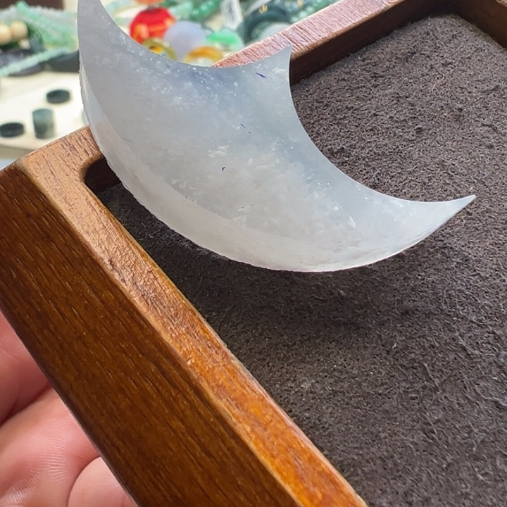 定制翡翠未镶嵌雪花棉边角福利