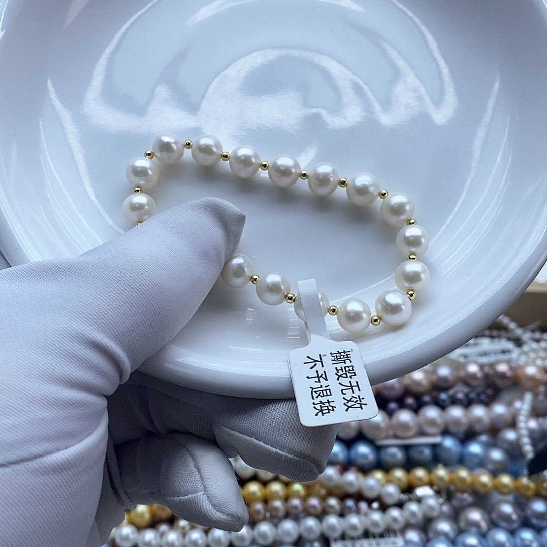 海水珍珠颈饰银S925镶嵌