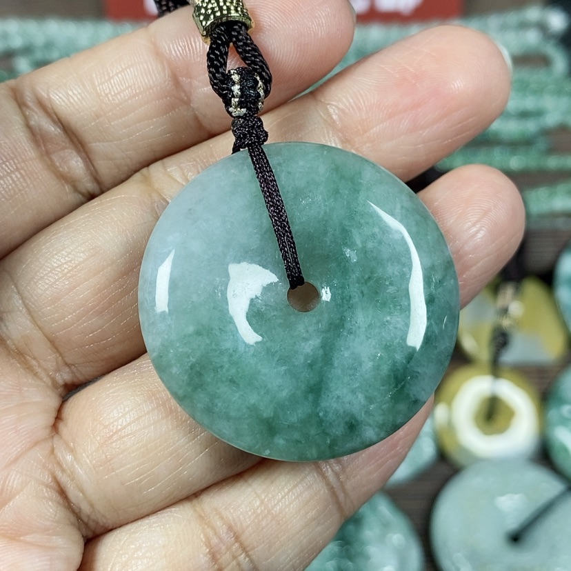 【闪购商品】翡翠颈饰未镶嵌玉吊坠翡翠玉平安扣