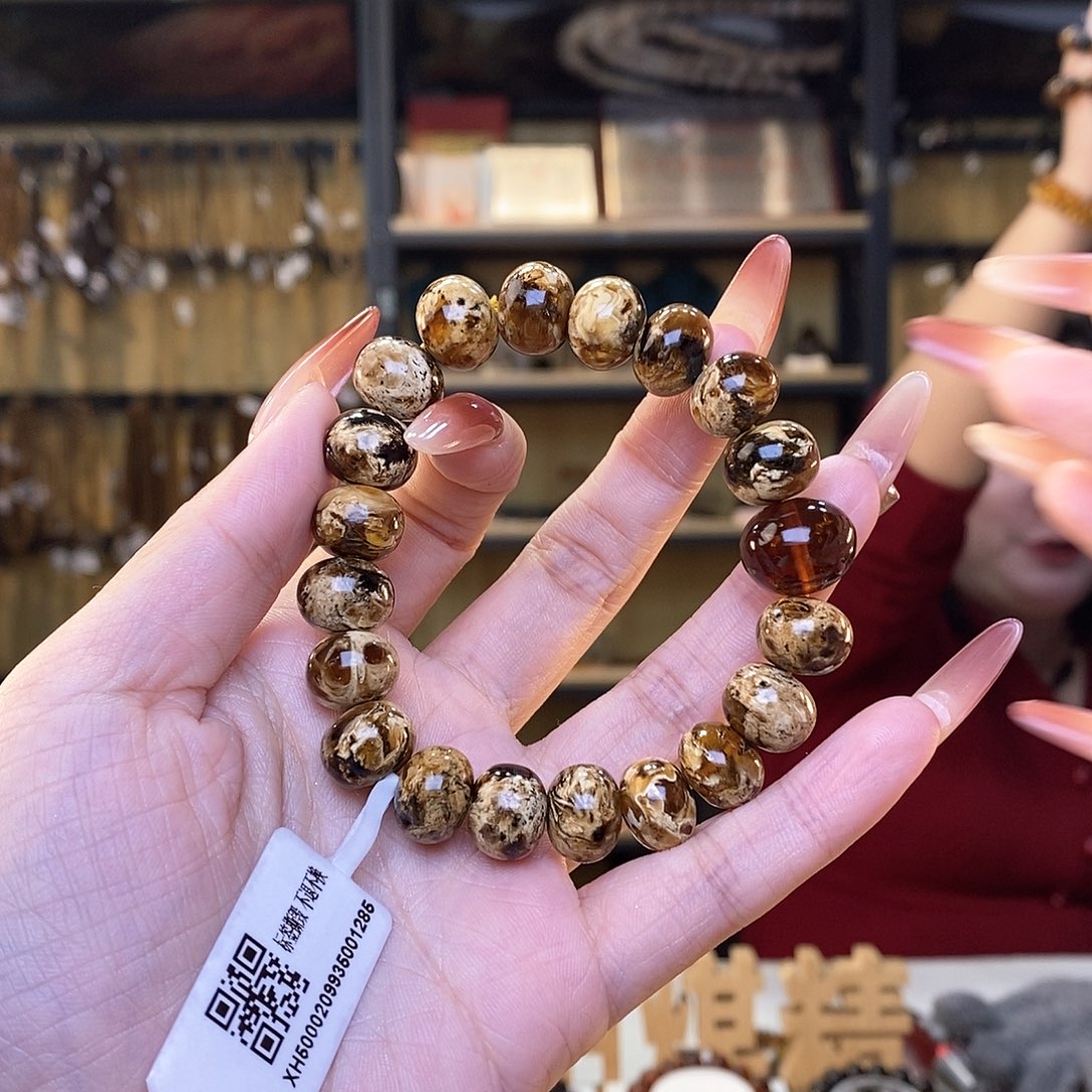 琥珀裸石未镶嵌嘉**112m花珀