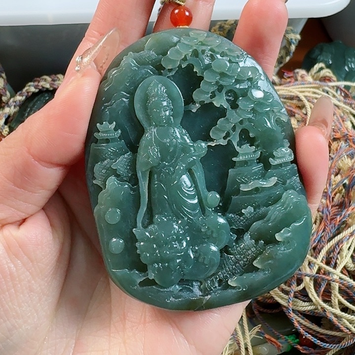 和田玉把件未镶嵌