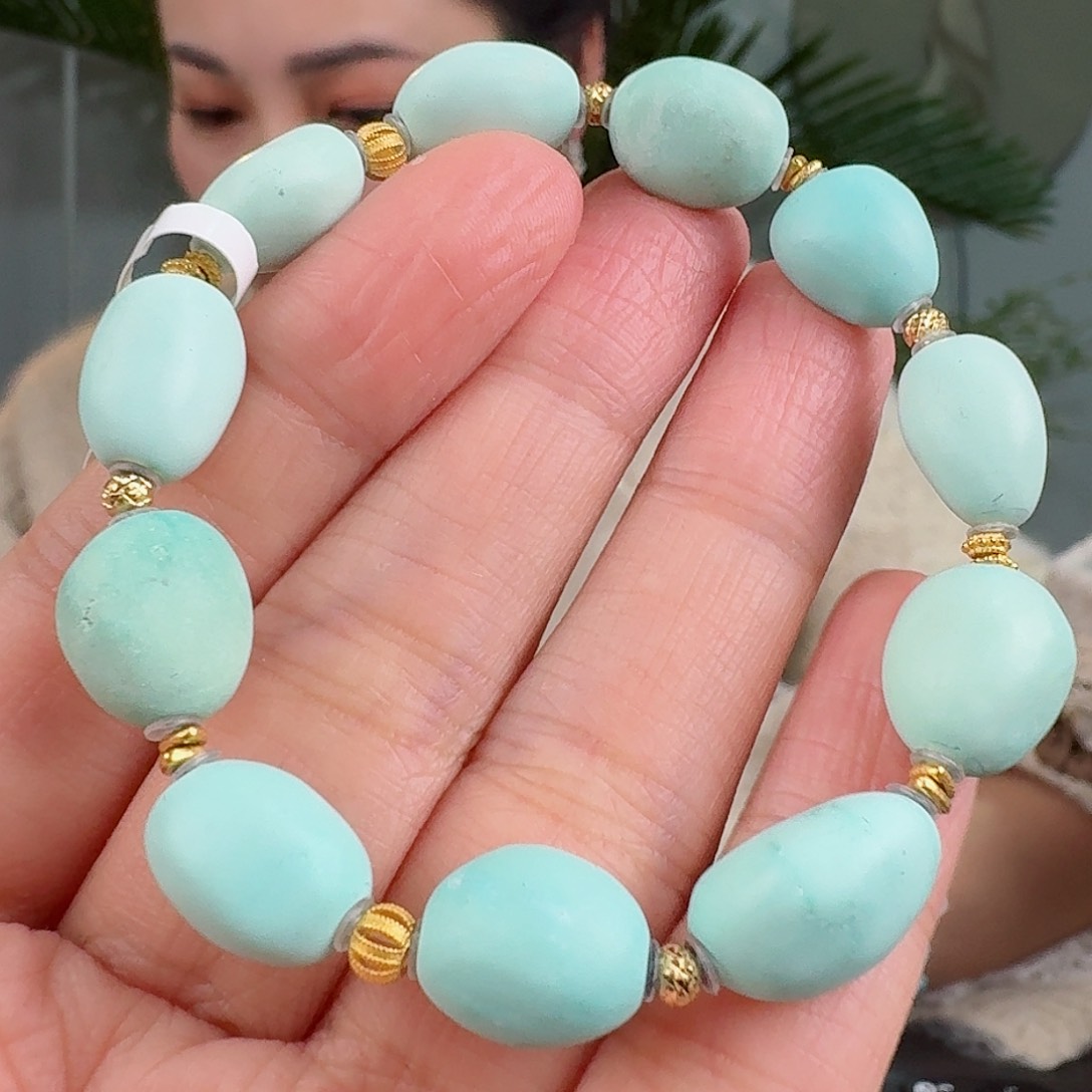 绿松石珠宝奇石未镶嵌