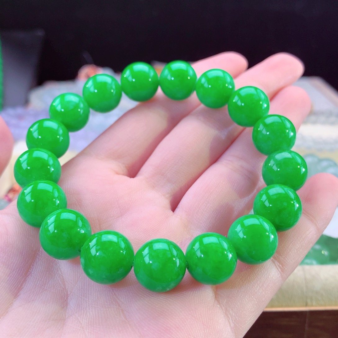 翡翠手链未镶嵌卡12