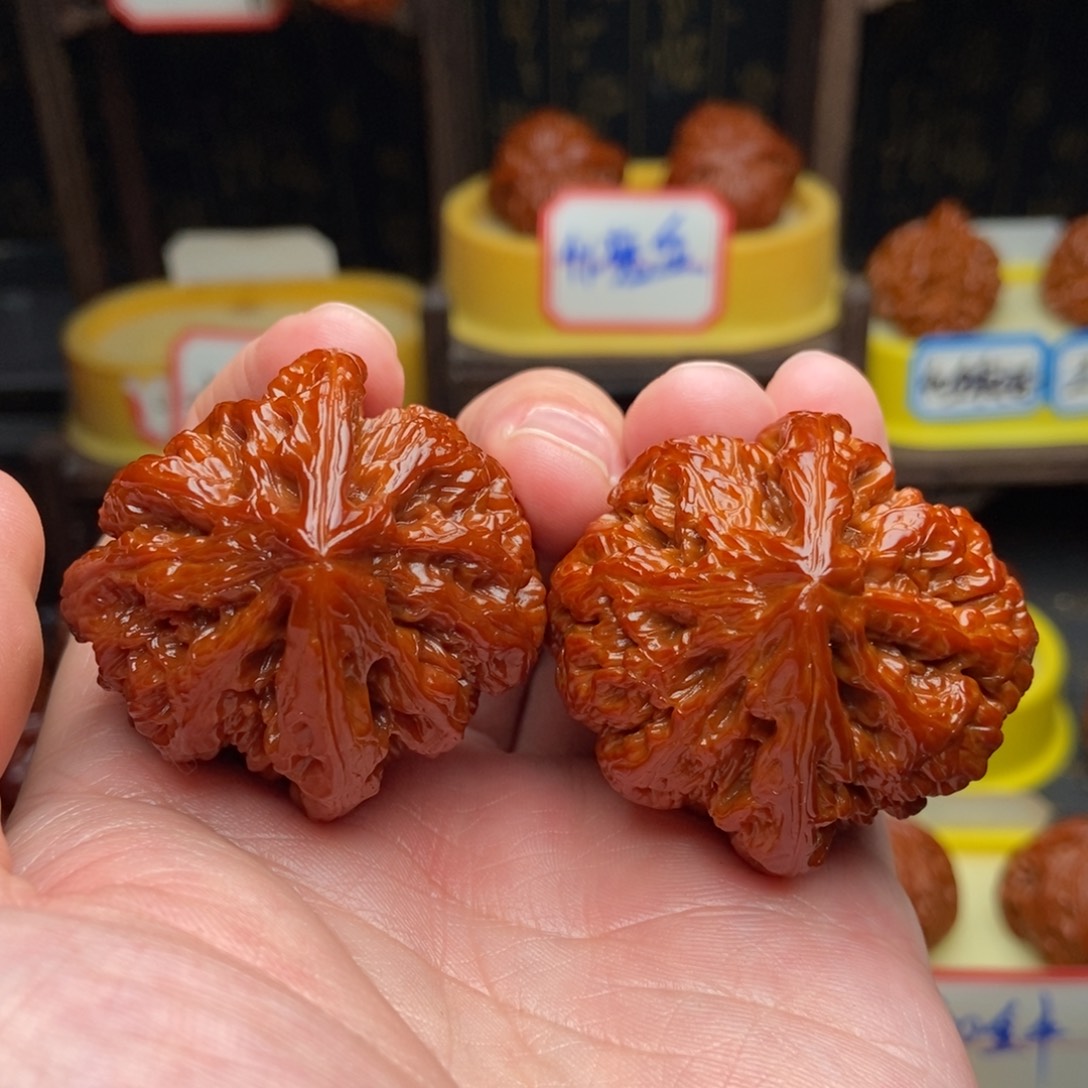 陶****吊坠文玩核桃42粗筋