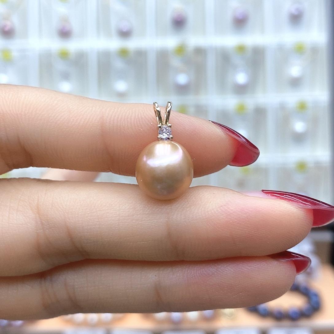 颈饰合金淡水珍珠