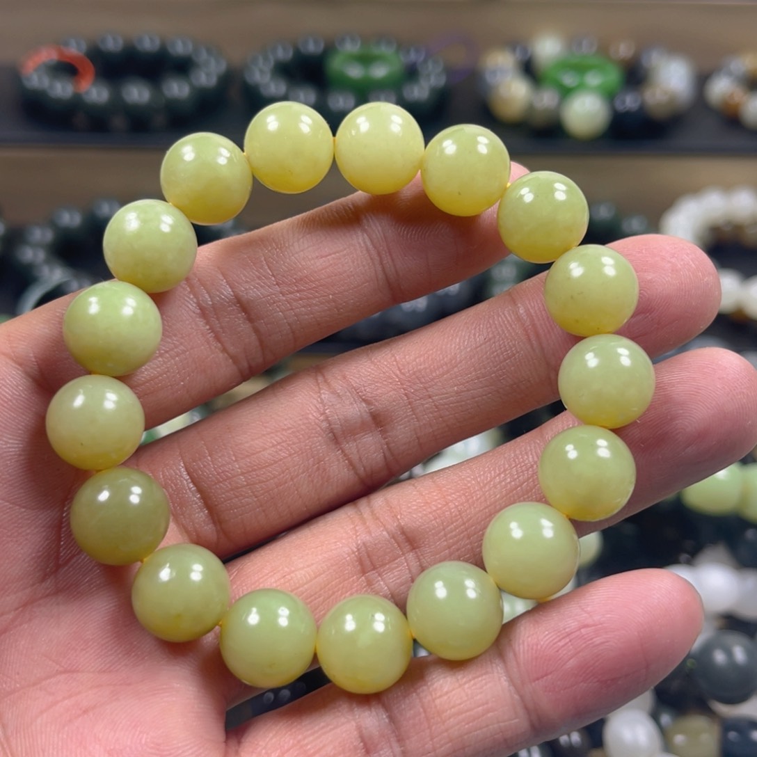 和田玉手串未镶嵌