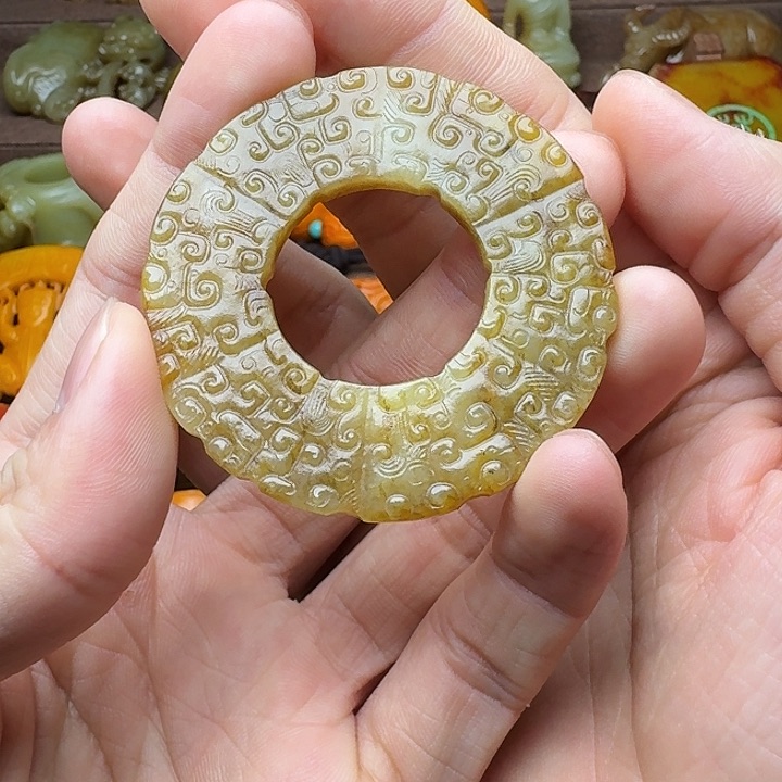 和田玉挂件未镶嵌