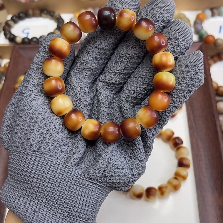 手串菩提根/象牙果卡14干磨油王k3