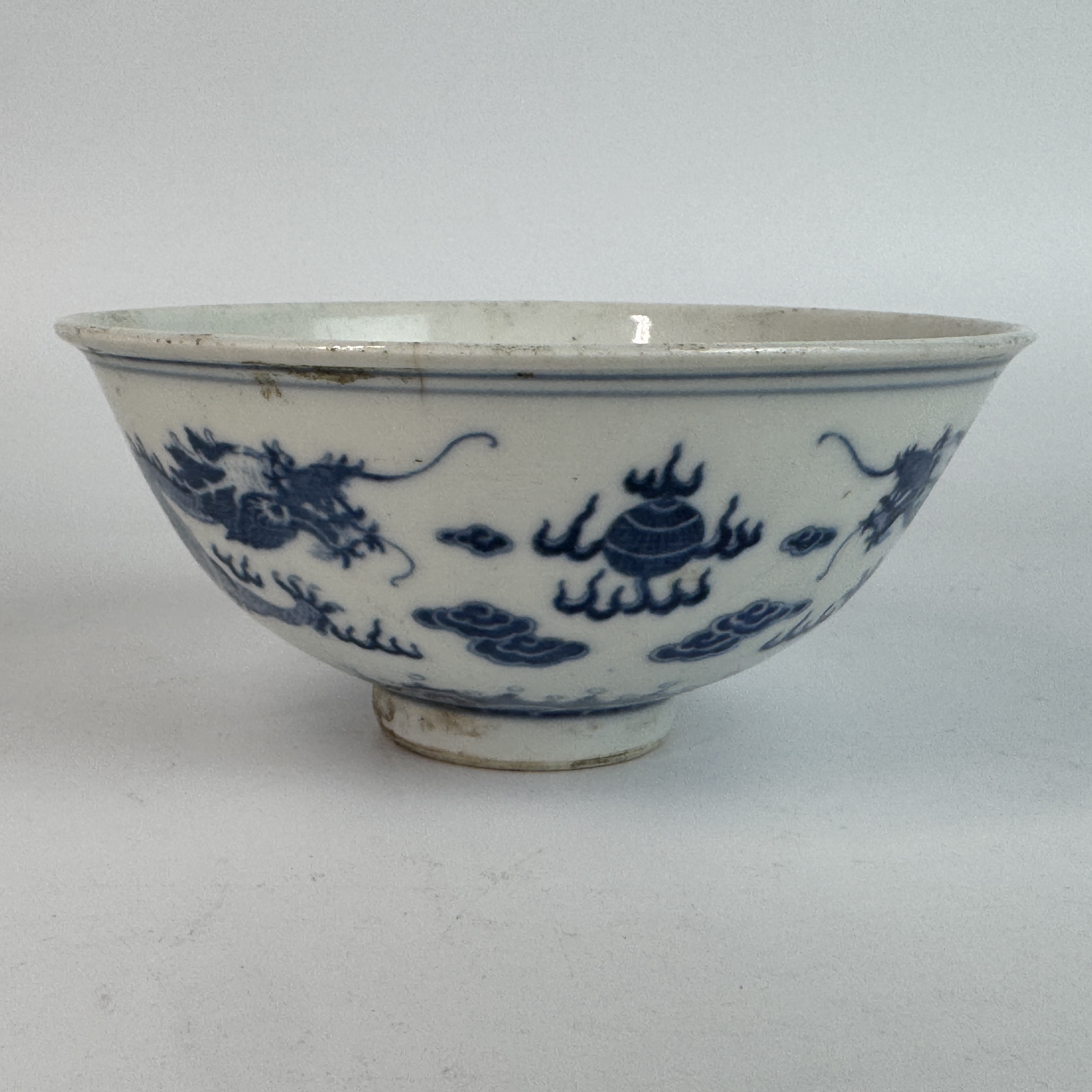 TC 02173 民国 青花龙纹碗