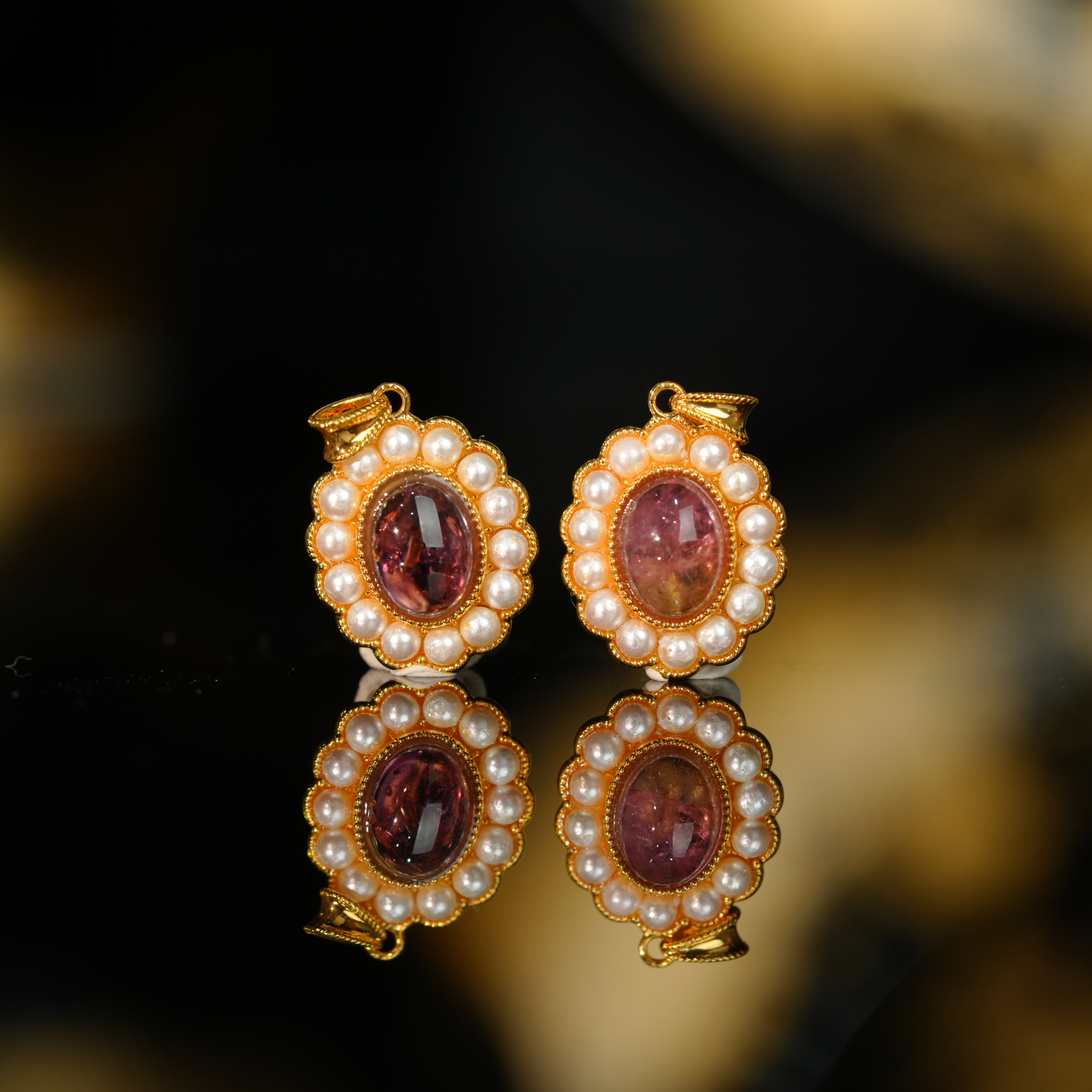 【初见珠宝】18k金碧玺吊坠1-1CL117X702【多样性发一件】