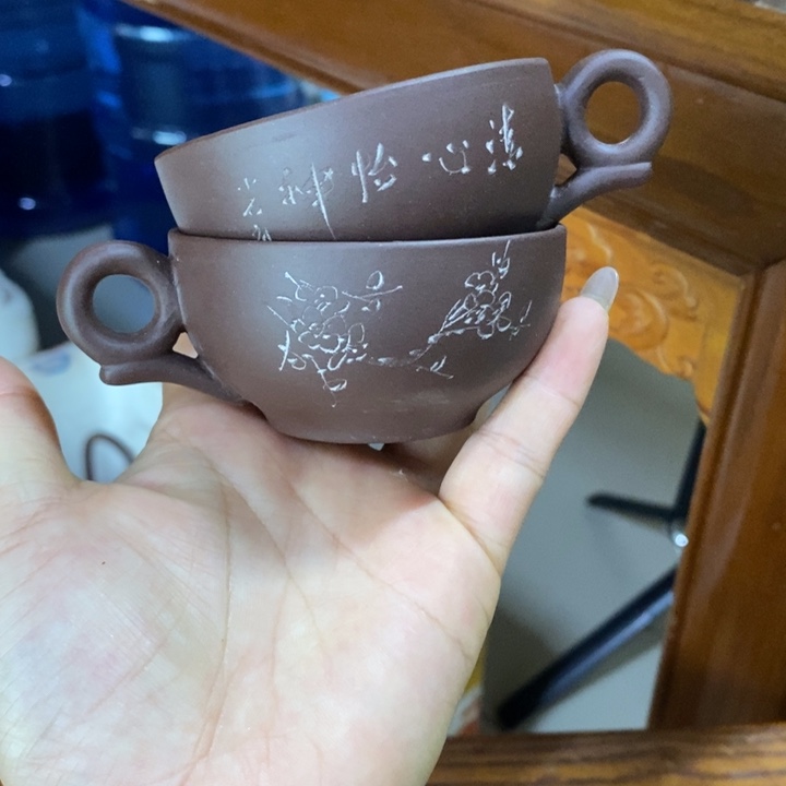 茶壶紫砂紫砂泥啊白陶碗的