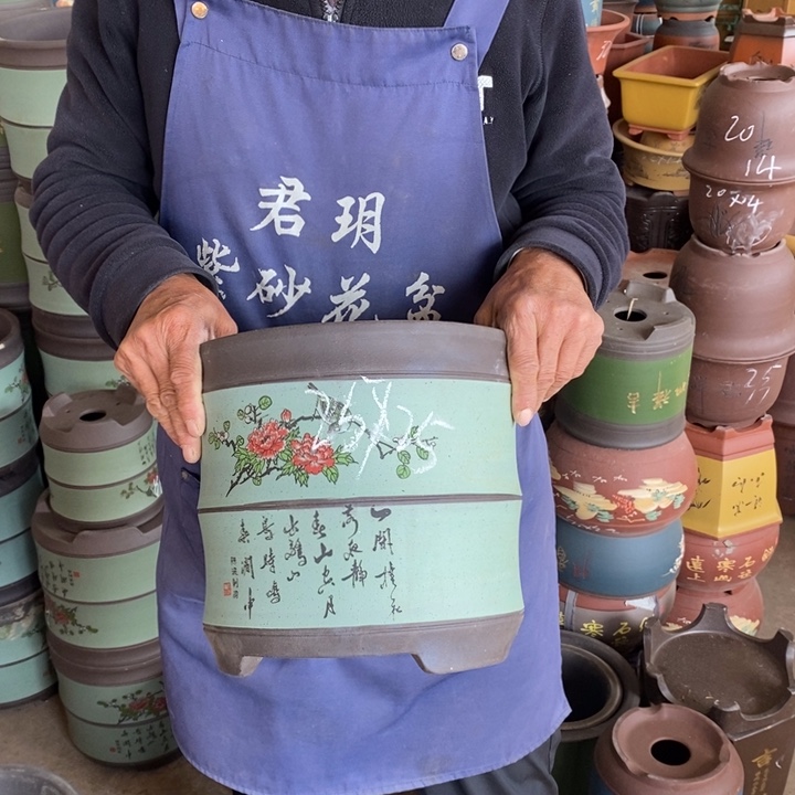 紫砂花盆紫砂花盆盆栽花卉苗木种植