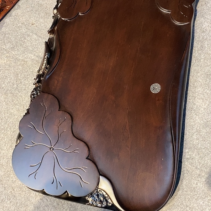 木周*锋刚果花梨实木茶盘