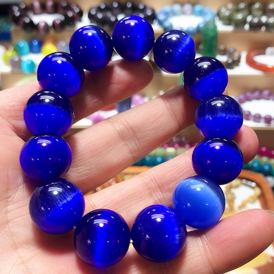 未镶嵌手串玛瑙/玉髓卡18猫眼石