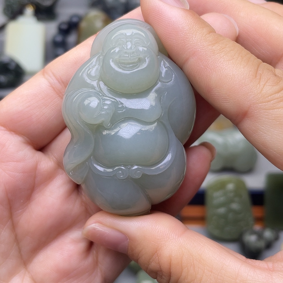 (****和田玉未镶嵌挂件