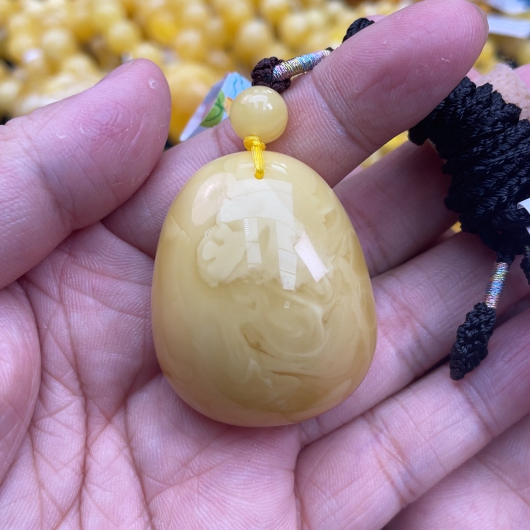 琥珀裸石未镶嵌琥珀蜜蜡