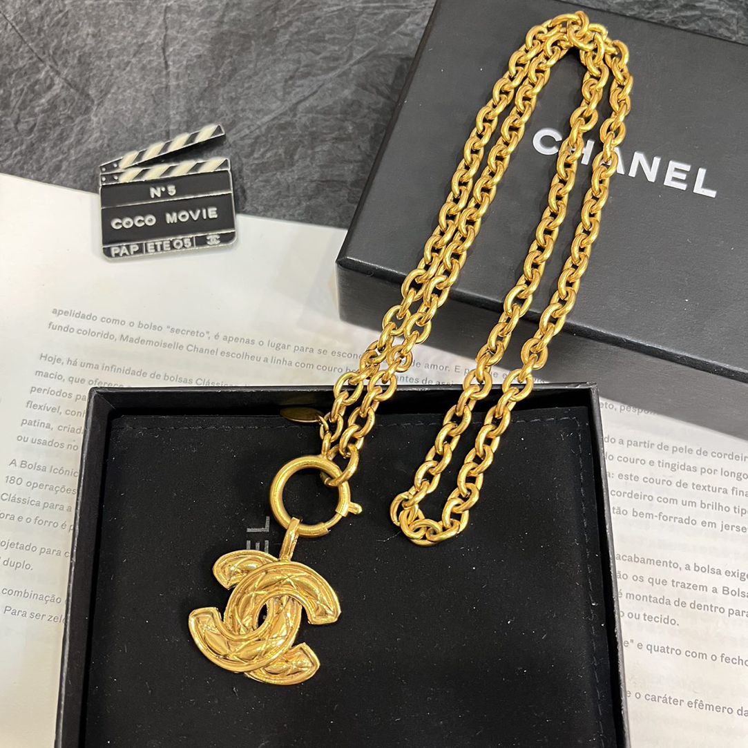 99新 Chanel/香奈儿 Chanel 大mini小鸟项链